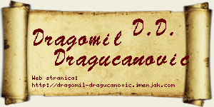 Dragomil Dragucanović vizit kartica